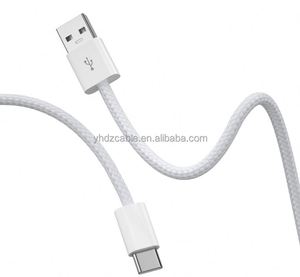 3A USB TYPE <b>C</b> Fast <b>Charging</b> Cable for Smartphone Carplay Nylon USB <b>C</b> <b>Charging</b> Data Transfer Cable for iPhone 15 16 Android Cable - Product Image 1