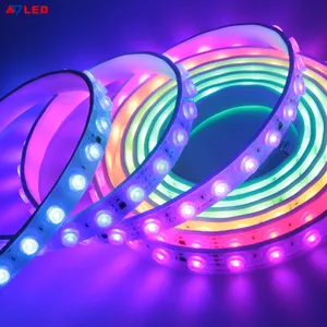 New Develop 24v 5050 Digital Pixel Led Strip Ws2811 Full Color Ip67 Waterproof Flexible Wall Washer For Architecture Decoration