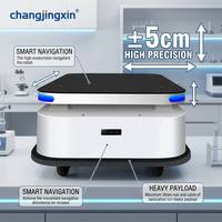 Robot de manutention Changjingxin EF80 avec une charge utile de 300 kg, une vitesse de 1,2 m/s, une navigation LiDAR SLAM et une évitement automatique des obstacles