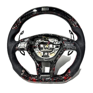 Ventes directes d'usine Volant en fibre de carbone forgé sur mesure pour Mercedes W176 W204 W246 W231 W172 W218 W166 W639 GLC <span class=keywords><strong>CLA</strong></span> C63 - Product Image 1