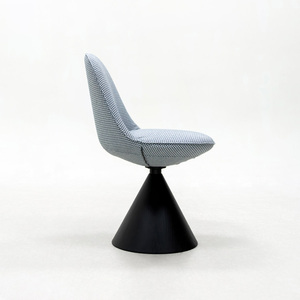 Fauteuil pivotant de luxe italien, chaise haute, fauteuil inclinable, canapé pour chambre à coucher, salle à manger, hôtel, balcon, tabouret de coiffeuse - Product Image 2
