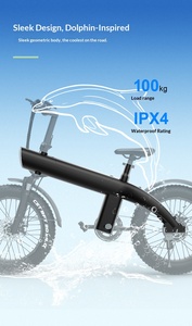 Vélo électrique à pneus gras de 20 pouces, pliable, 7 vitesses, pour les trajets en ville, les aventures sur sentier, vélo électrique pliable, vélo électrique à pneus gras - Product Image 5