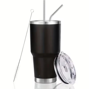 Thermos en acier inoxydable de grande capacité de 30 oz, gobelet de voiture anti-fuite pour boissons chaudes et froides - Product Image 3