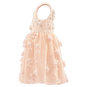 Robe en dentelle Vintage Occasional Girls ornée d'une élégante broderie florale - Product Image 3