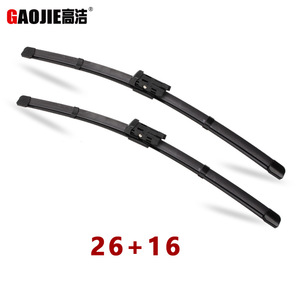 Balais d'essuie-glace avant sans cadre Hyundai Tucson L 2021-2023 en caoutchouc synthétique, angle de raclage de 180 degrés - Product Image 2