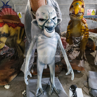 Statue Animatronique d'Alien Personnalisée Taille Réelle pour l'Exposition Muséale et la Décoration - Modèle de Simulation de Soucoupe Volante Animée