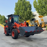 HOMACH CE EPA4 Meilleure valeur Mini Euro 5 4x4 Wheel Drive Kat Jcb Usage domestique Rétrocaveuse Chargeuse Top Engine Top Choice pour la maison