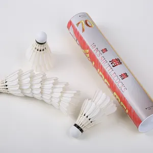 Volani da Badminton Lingmei-70 in Piuma, Confezione da 12, Resistenti per Allenamento Sportivo, per Uso Interno ed Esterno - Product Image 6