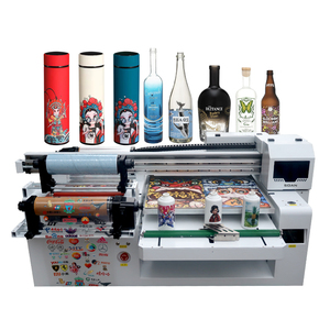Imprimante UV 6090 à plat <span class=keywords><strong>et</strong></span> à rouleau <span class=keywords><strong>2</strong></span> en 1, imprimante UV DTF 60*90cm, imprimante UV à plat avec tête I1600u1 I3200U1 XP600 - Product Image 1