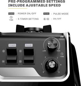 Licuadora Eléctrica Comercial de Plástico, Licuadora Japonesa para Carne - Product Image 4