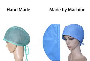 Capuchon chirurgical PPE Chapeau de protection jetable PP Tissu non tissé pour médecin hospitalier avec couvre-chef élastique - Product Image 2