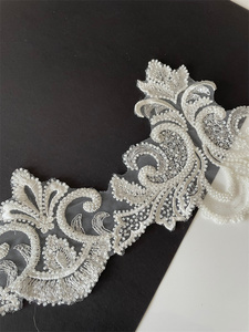 Nhà Máy Bán buôn 18cm vỏ sò đính cườm ren trang trí cho Ăn mặc - Product Image 4