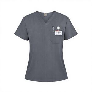 Uniformes Médicos Unisex de Talla Grande para Doctores y Enfermeras, Conjuntos de Uniformes de Enfermería de Poliéster y Algodón Personalizados, Uniformes Quirúrgicos para <span class=keywords><strong>Mujer</strong></span> - Product Image 4