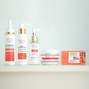 Crema blanqueadora para la piel, conjunto de cuidado de la piel blanqueador de manchas oscuras, suero blanqueador de piel súper doble glutatión - Product Image 2