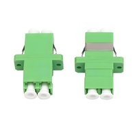 Adaptateur de fibre optique duplex LC APC Connecteur d'assemblage rapide FTTH Coupleur de fibre