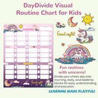 Tableau d'emploi du temps quotidien personnalisable pour enfants, aimant de réfrigérateur, liste de routine avec couleur et logo personnalisés pour les tout-petits à la maison