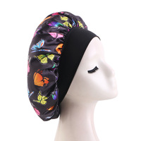 Gorro de Satén de Lujo Personalizado con Banda Elástica de Doble Capa para Adultos, para Uso Diario y en la Playa