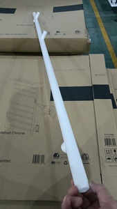 Accessori per il bagno di nuovo design portasciugamani elettrico riscaldato nero verticale scaldasalviette radiatore - Product Image 6