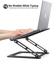 Support d'ordinateur portable en aluminium OEM pour bureau pliable, support ergonomique pour ordinateur portable A-131