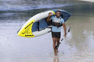 Bestway 65178 Kayak de pêche gonflable <span class=keywords><strong>Hydro</strong></span> <span class=keywords><strong>Force</strong></span> Dash Elite X1 Gonflable 1 personne TPU Kayak Set 3.35 m X 92 cm X 30 cm - Product Image 4