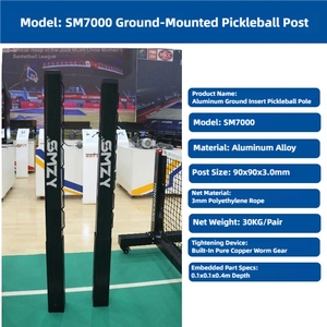 Red de Pickleball profesional portátil, exterior/interior, tamaño reglamentario <span class=keywords><strong>22</strong></span> FT, resistente, correa central, fácil montaje - Product Image 5