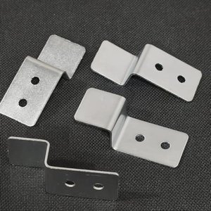 Z Shape Metal Corner Bracket 20 Mm Hole Size For Frame Fixing Industrial Design Furniture <b>Hardware</b> Accessory - Product Image 2