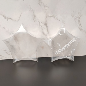 Custom Square PET Transparent Cube PVC Packaging Clear <b>Plastic</b> Acetate <b>Box</b> With Hanging - Product Image 3