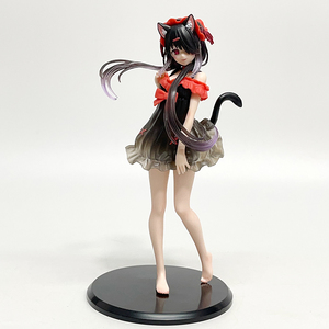 <span class=keywords><strong>Kurumi</strong></span> <span class=keywords><strong>Tokisaki</strong></span> Figura Gato Oreja Camisón Ver. Estatua de chica de Anime, juguete de modelo de PVC coleccionable para regalo de decoración de escritorio - Product Image 2