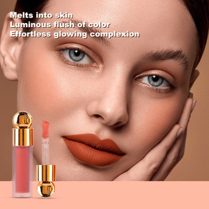 Rubor Vegano de Alta Calidad, Maquillaje Líquido para Mejillas, Rubor Cremoso de Doble Uso para Mejillas y Nariz - Product Image 2