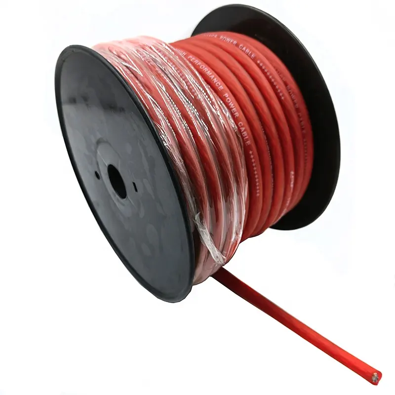 0AWG 2AWG 4AWG 8AWG 10AWG 100% câble en cuivre pur PVC isolé et gainé fil d'alimentation électrique câble d'alimentation