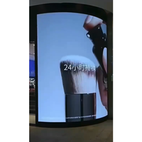 Mur mené flexible mou d'intérieur de module polychrome d'écran singulier P2.5 P2 affichage mené par vidéo flexible