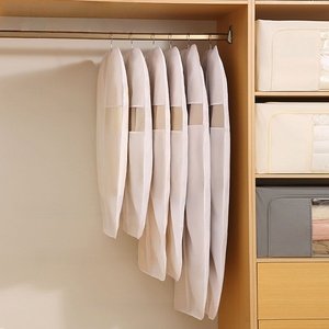 Housses <span class=keywords><strong>de</strong></span> vêtements anti-poussière pour le rangement dans la chambre, sacs anti-poussière pour manteaux et costumes, visibles, imperméables, housses <span class=keywords><strong>de</strong></span> vêtements suspendues anti-poussière - Product Image 5