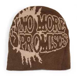 Hk34 Acryl Jacquard Winter Pullover Beanie Met Custom Logo Warme Sport Ski Hoed Ademend Breien Reisaccessoire - Product Image 4