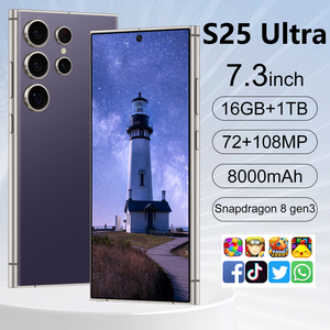 Teléfono inteligente S25 5G de ultra alta calidad desbloqueado de fábrica con doble SIM 16GB + 1TB de memoria HD operativo Español 45W reconocimiento facial - Product Image 4