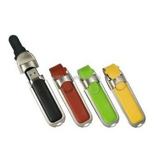 OEM business geschenk usb 2.0/<span class=keywords><strong>3</strong></span>,0 leder usb-stick 8 gb, 16 gb usb-stick leder fall mit logo graviert - Product Image 2