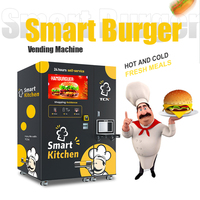 Distributeur automatique de soupes chaudes, hamburgers et sandwichs TCN avec écran tactile