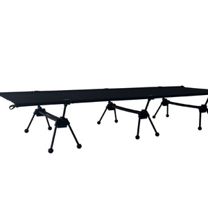 Large Modern 2-Person Aluminum Foldable <b>Bed</b> 200*120*37cm <b>Portable</b> Oxford Tent Hiking Camping New Folding Camp <b>Bed</b> Carrying WD-NB - Product Image 3