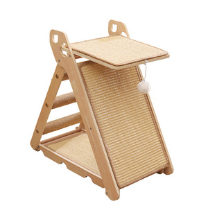 No installation required, integrated sisal <b>scratching</b> <b>post</b> and <b>cat</b> <b>tree</b>, durable and won't shed lint, perfect for entertaining - Product Image 2