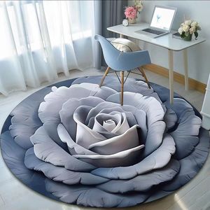 Alfombra de terciopelo de cristal antideslizante moderna, Alfombra de piso de dormitorio esponjoso de poliéster lujoso de felpa suave hecha a máquina - Product Image 4