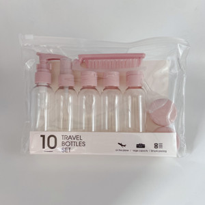 Juego de 10 Botellas Portátiles de Viaje Vacías para Dispensar Productos de Belleza - Product Image 5