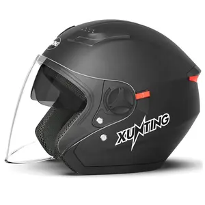 Casco de moto de media cara ABS DOT ATV Dirt Bike MTB, de carreras