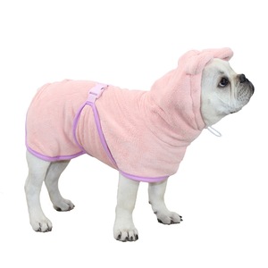 Peignoir de bain absorbant à séchage rapide Mascota pour chat et chien, peignoir à capuche réglable, accessoires pour chat, vêtements - Product Image 5