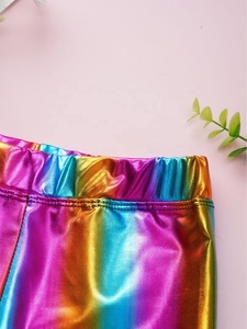 Shorts Métalliques pour Filles de 3 à 12 Ans, Danse Standard, Hot Pants, Jazz, Hip-Hop, Entraînement Sportif, Gymnastique, Pratique de la Danse - Product Image 3