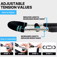 Todo U-Shape Home Fitness Equipment Machine de force des bras Amélioration de la barre du haut du corps Twister Trainer pour les muscles