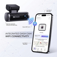 Cámara para Auto VIEVGUARB VS219 con Sensor G, 4K, WiFi, Control por Aplicación y Doble Lente
