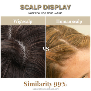 <span class=keywords><strong>Parrucca</strong></span> Sintetica Lunga <span class=keywords><strong>Castano</strong></span> Naturale Ondulata per Donne, Resistente al Calore, Stratificata per Uso Quotidiano - Product Image 6