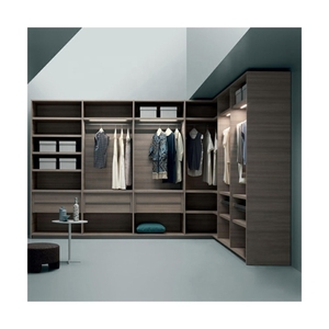 Armarios de plástico de lujo clásicos con puerta contemporánea ensamblada para dormitorio Prima para armarios de sala de estar de centro comercial fácil de montar - Product Image 4