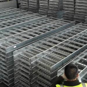 Escalera de Cables de Acero Galvanizado en Caliente, de Alta Resistencia, Gran Vano, para Gestión de Cables en Centros de Datos, Uso Industrial, OEM, de Fábrica - Product Image 2