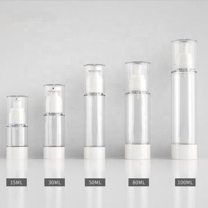 Plastic Airless Serum Hand Spray <b>Pump</b> <b>Bottles</b> 30 Ml Cosmetics Travel <b>Shampoo</b> <b>Bottle</b> - Product Image 5