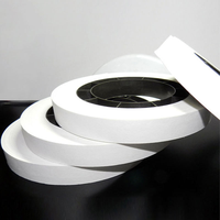 Ruban adhésif en papier blanc thermoscellable, largeur 30 mm, longueur personnalisable pour machine à banderoler les devises